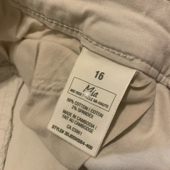 Denver Hayes Mia Mid-Rise Cropped Khaki Pants - Size 16 - Picture 3 of 8